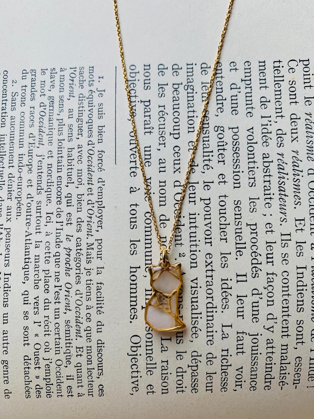 Pendentif lait maternel renard