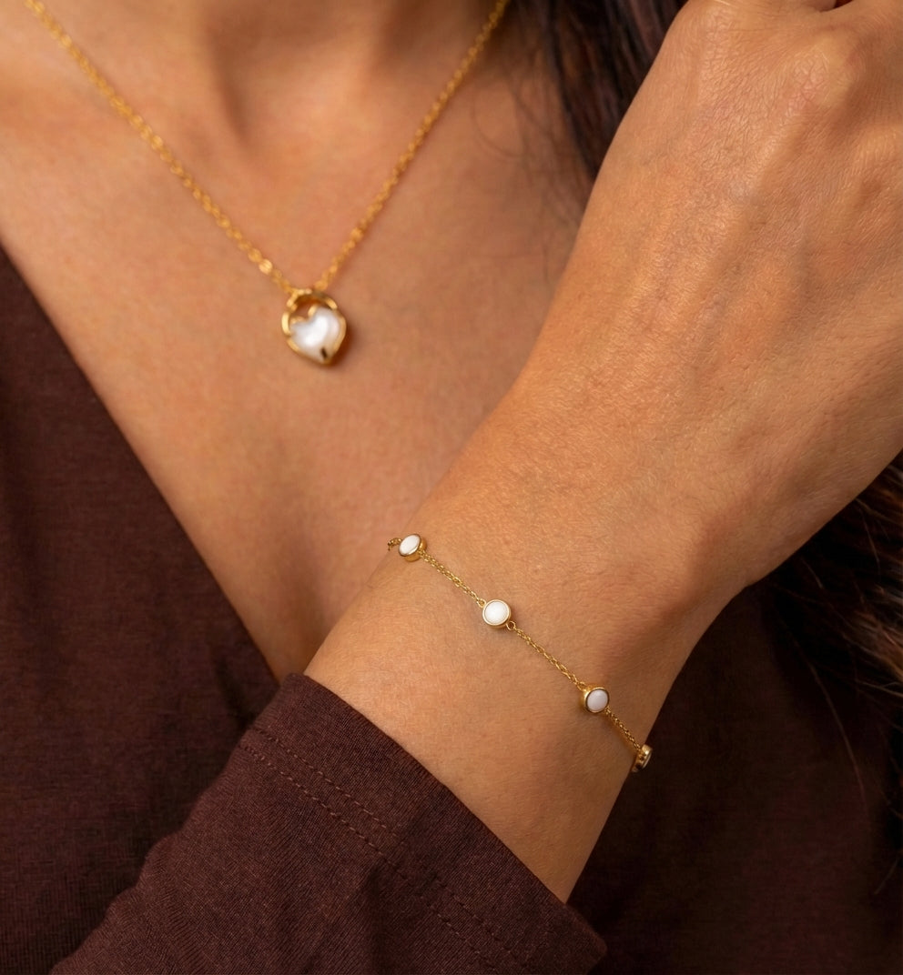 Elegant Breast Milk Bracelet - Handmade Breastfeeding Keepsake