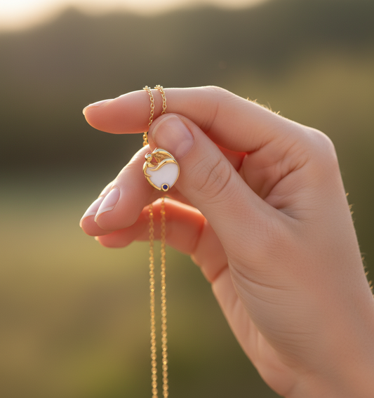 Pendentif Lait Maternel Cœur Naissance - Pierre de Naissance Personnalisée