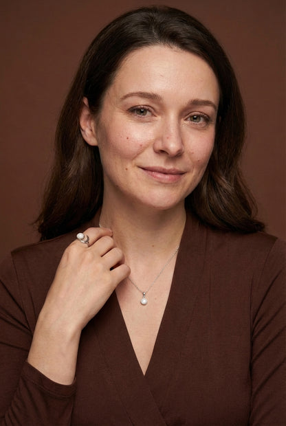 Coffret Duo Le Lien Éternel Mère-Enfant - Bague Lune & Pendentif Cœur