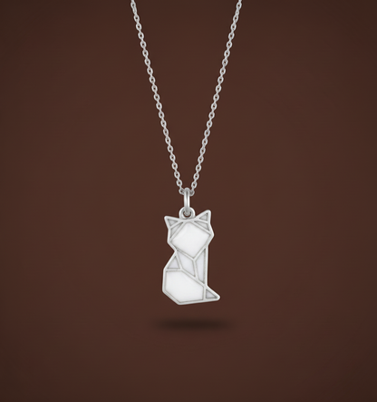 Pendentif Lait Maternel Renard Mignon - Bijou Animal Souvenir Allaitement