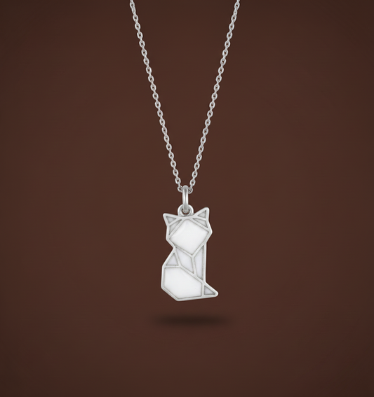 Pendentif Lait Maternel Renard Mignon - Bijou Animal Souvenir Allaitement