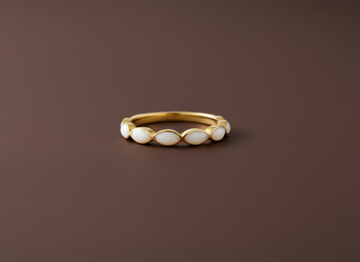 Bague Lait Maternel Eternity Éternité - Bijou Alliance Souvenir