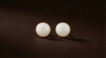 Boucles d'Oreilles Lait Maternel Gold Filled - Bijou Souvenir Allaitement