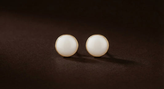 Boucles d'Oreilles Lait Maternel Gold Filled - Bijou Souvenir Allaitement