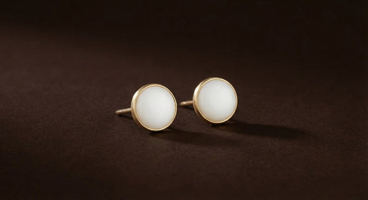 Boucles d'Oreilles Lait Maternel Gold Filled - Bijou Souvenir Allaitement