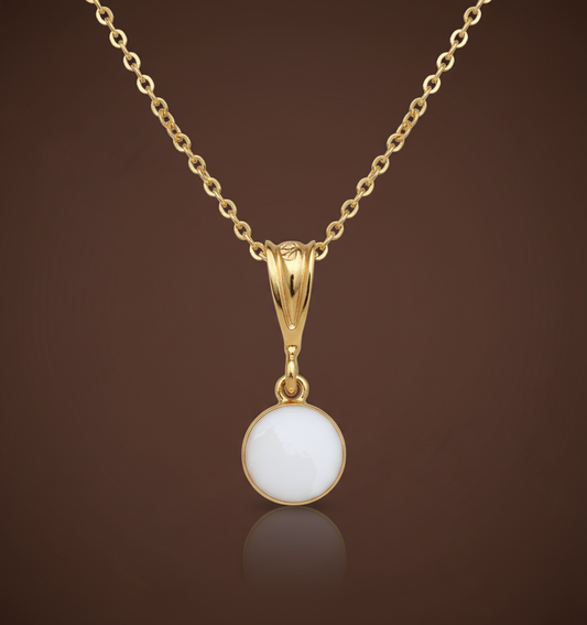 Petit Médaillon Lait Maternel 0,5mm - Bijou Souvenir Allaitement Éternel