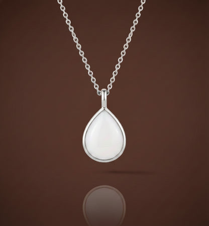 Pendentif Goutte Lactée | Argent 925 & Lait Maternel | Cherinel Suisse