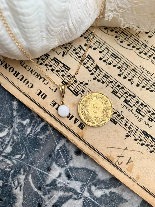 Petit Médaillon Lait Maternel 0,5mm - Bijou Souvenir Allaitement Éternel